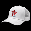 Redfish White Coastal Cap W/Mesh